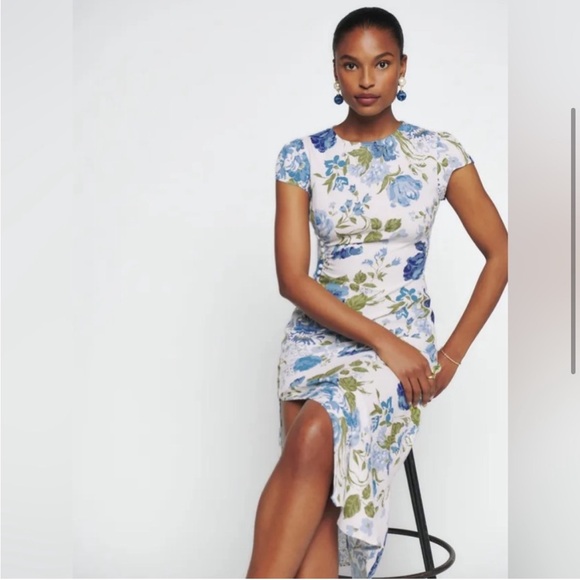 Reformation Frasier Lucca Print Dress - Picture 2 of 10